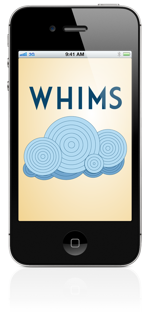 whims ios login screen